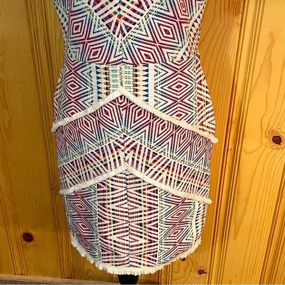 Adelyn Rae Jaylene Woven Jacquard Sheath Dress Sz-M - Picture 4 of 12